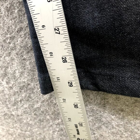 Ann Taylor Trouser Jeans Womens Size 8 Bootcut Flare Dark Wash Blue Mid Rise - Picture 8 of 10